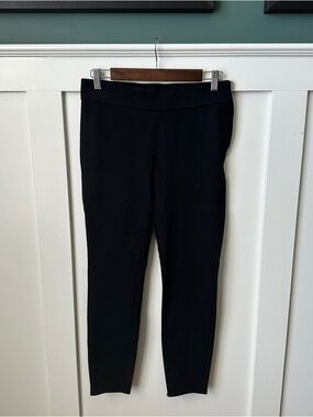 Tahari Black Ponte Skinny Ankle Pants